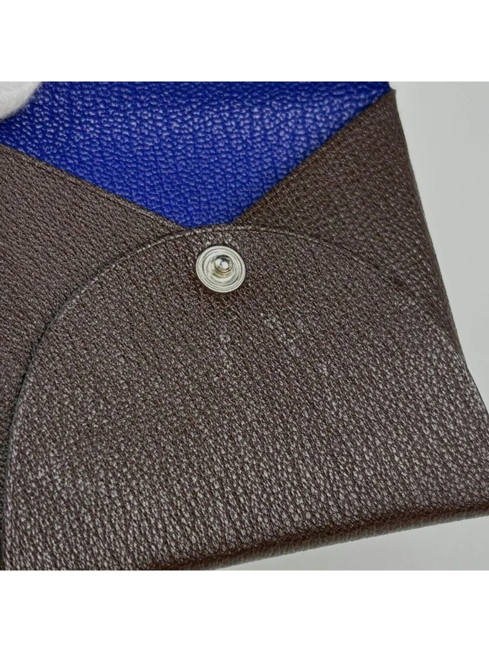 Hermes Bastia Verso Coin Case Chevre Brown